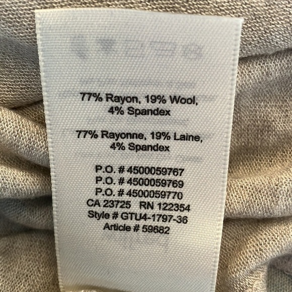 Wilfred Wool Blend  Turtleneck Top in Size XS - Picture 5 of 5